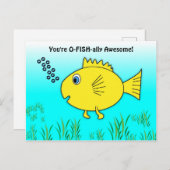 あなたはO – 魚族で泳素晴らしぐ金魚 ポストカード (正面/裏面)