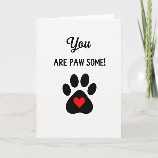 あなたはPAW SOMEペットラブカード カード (正面)