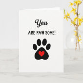 あなたはPAW SOMEペットラブカード カード (黄色い花)
