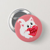 あなたはPurrfectの子猫 缶バッジ (正面&裏面)