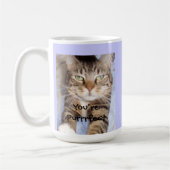 あなたはPurrrfectのマグ コーヒーマグカップ (左)