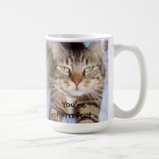 あなたはPurrrfectのマグ コーヒーマグカップ