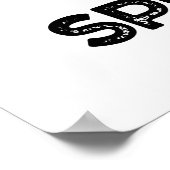 あなたはSpe-shellカタツムリおもしろいプン ポスター (角)