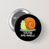 あなたはSpe-shellスナおもしろいイルプンダークBG 缶バッジ (正面&裏面)