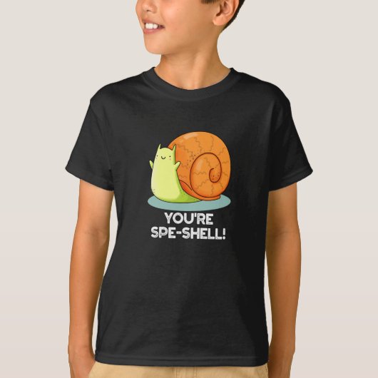 あなたはSpe-shellスナおもしろいイルプンダークBG Tシャツ (正面)