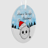 あなたはTライフィック金ゴールドパンクリスマス オーナメント (正面)