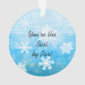 あなたはTライフィック金ゴールドパンクリスマス オーナメント (裏面)