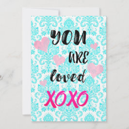 あなたはXOXOバレンタインデーのカードが愛されている シーズンカード