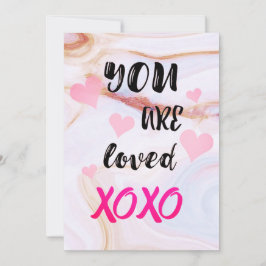 あなたはXOXOバレンタインデーのカードが愛されている シーズンカード