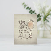 あなたはyes最も公平の ポストカード (スタンド正面)