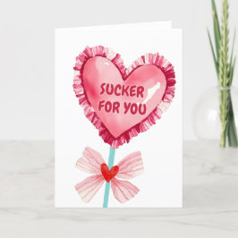 あなたへのお吸い物 バレンタインデーの水彩画 サンキューカード