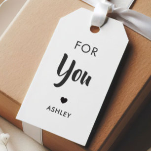 あなたへのギフトタグ、あらゆる行事に使えるタグ、クラフト ギフトタグ