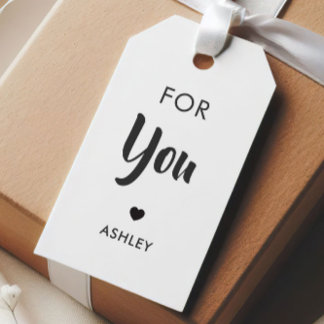 あなたへのギフトタグ、あらゆる行事に使えるタグ、クラフト ギフトタグ