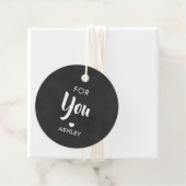 あなたへのギフトタグ、あらゆる行事に使えるタグ、ブラックボード フェイバータグ (インサイチュ)