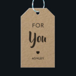 あなたへのギフトタグ、どんな行事にも使えるタグ、クラフト ギフトタグ<br><div class="desc">これらは完璧な小さなギフトタグです。表と裏のテキストをカスタマイズしたり、色を変更することもできます。</div>