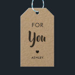 あなたへのギフトタグ、どんな行事にも使えるタグ、クラフト ギフトタグ<br><div class="desc">これらは完璧な小さなギフトタグです。表と裏のテキストをカスタマイズしたり、色を変更することもできます。</div>