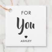 あなたへのギフトタグ（どんな行事にも使える）, クラフト フェイバータグ (正面)