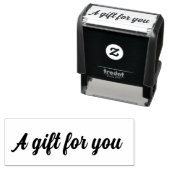 あなたへのギフト おしゃれなカリグラフィー 花模様 フォ セルフインキングスタンプ (インサイチュ)