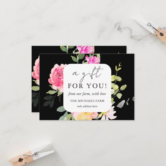 あなたへのギフト ファーム フローラル ギフト券 (正面/裏面インサイチュ)