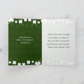 あなたへのセントパトリックデーの祝福 カード (内部)