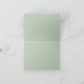 「あなたへのダイジー 4x5.6」 ブランク 折りたたみ ありがとう カード (内部)