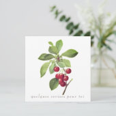 あなたへのチェリー 平面グリーティングカード (スタンド正面)