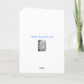 あなたへのハッピーバースデーの歌! カード (裏面)