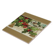 あなたへのメリークリスマスヴィンテージのセラミックタイル タイル (側面)