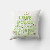あなたへのメリークリスマス装飾用クッション クッション (裏面)