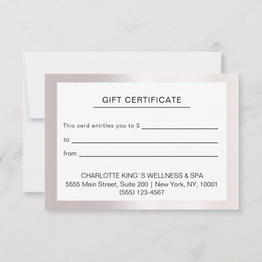 あなたへのモダンビジネス証明書ギフト