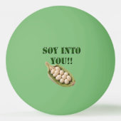 あなたへの大豆：ビーガンの恋愛物語 卓球ボール (正面)