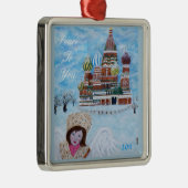 あなたへの平和天使のオーナメント メタルオーナメント (右)