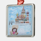 あなたへの平和天使のオーナメント メタルオーナメント (左)