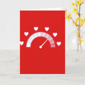 あなたへの愛は満タン Love Meter Card カード (黄色い花)