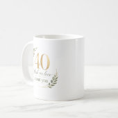 あなたへの愛を伝える40の思い出ギフト コーヒーマグカップ (正面左)
