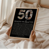あなたへの愛を伝える50の理由 メモリアルギフト ポスター