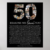 あなたへの愛を伝える50の理由 思い出のギフト ポスター (正面)