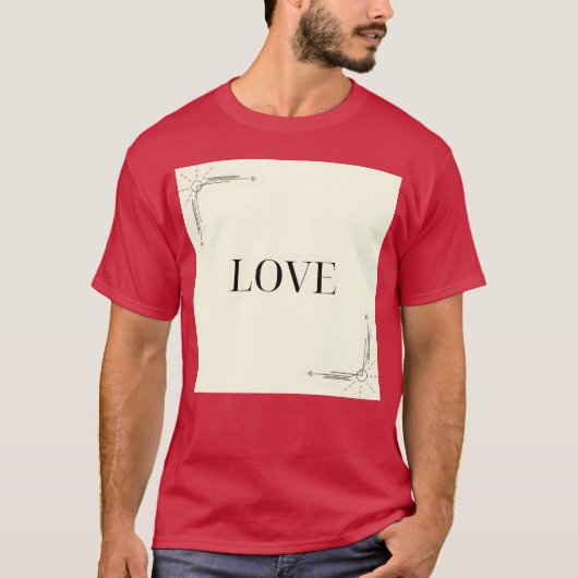あなたへの愛を込めて少年 Tシャツ (正面)