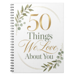 あなたへの愛を込めて 50の想い ノートブック