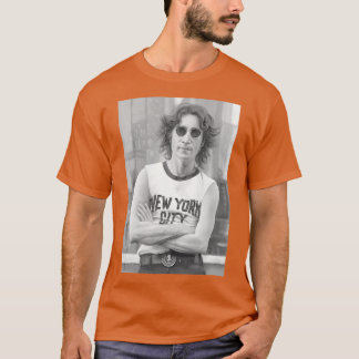 あなたへの最高のプレゼント アイコニック レノン NYC ポートレート Tシャツ