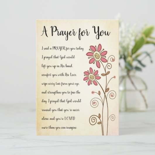 あなたへの祈り カード (スタンド正面)