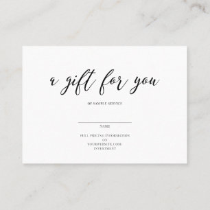 あなたへの贈り物 名刺