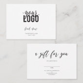 あなたへの贈り物 名刺 (正面/裏面)