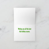 あなたへの非常にバニーのクリスマス シーズンカード (内部)