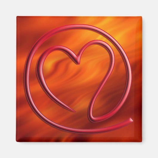 あなたへのEメール | ファイアレッド マグネット (正面)