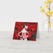 あなたへのMootildaのChristMOOsの願い カード (黄色い花)