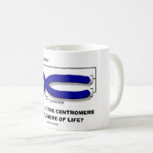 あなたまたは生命のTelomereは動原体にありますか。 コーヒーマグカップ (正面右)
