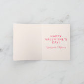 あなたみたいなのは１人だけ　バレンタイン カード (内部)