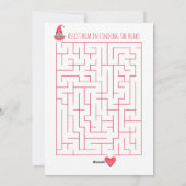 あなたみたいな小人友達がいる、教室バレンタインデー シーズンカード (裏面)