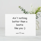 あなたみたいな親友は他にいないわ、最高の友達 シーズンカード (スタンド正面)